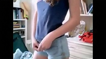 Skinny girl makes webcam teen porn
