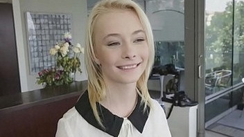 skinny blonde 18 teen fucked and cum covered